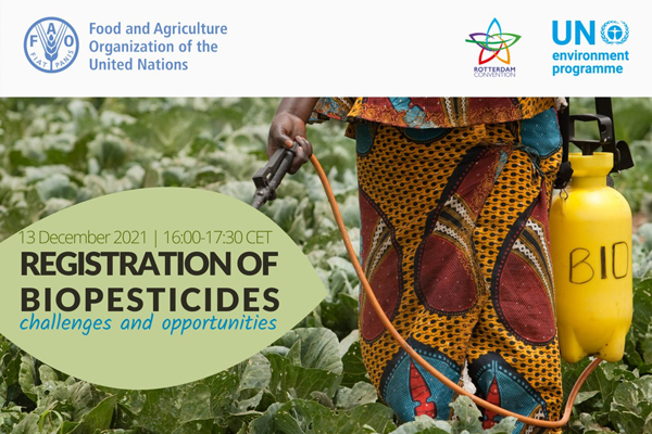 Registration of Biopesticides: challenges and opportunities - 13/12/2021