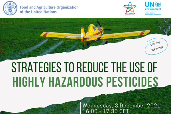 Strategies to reduce the use of highly hazardous pesticides - 3/12/2021