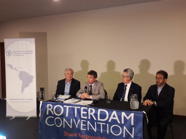 Une réunion régionale en Uruguay renforce les capacités pour la mise en œuvre de la Convention de Rotterdam